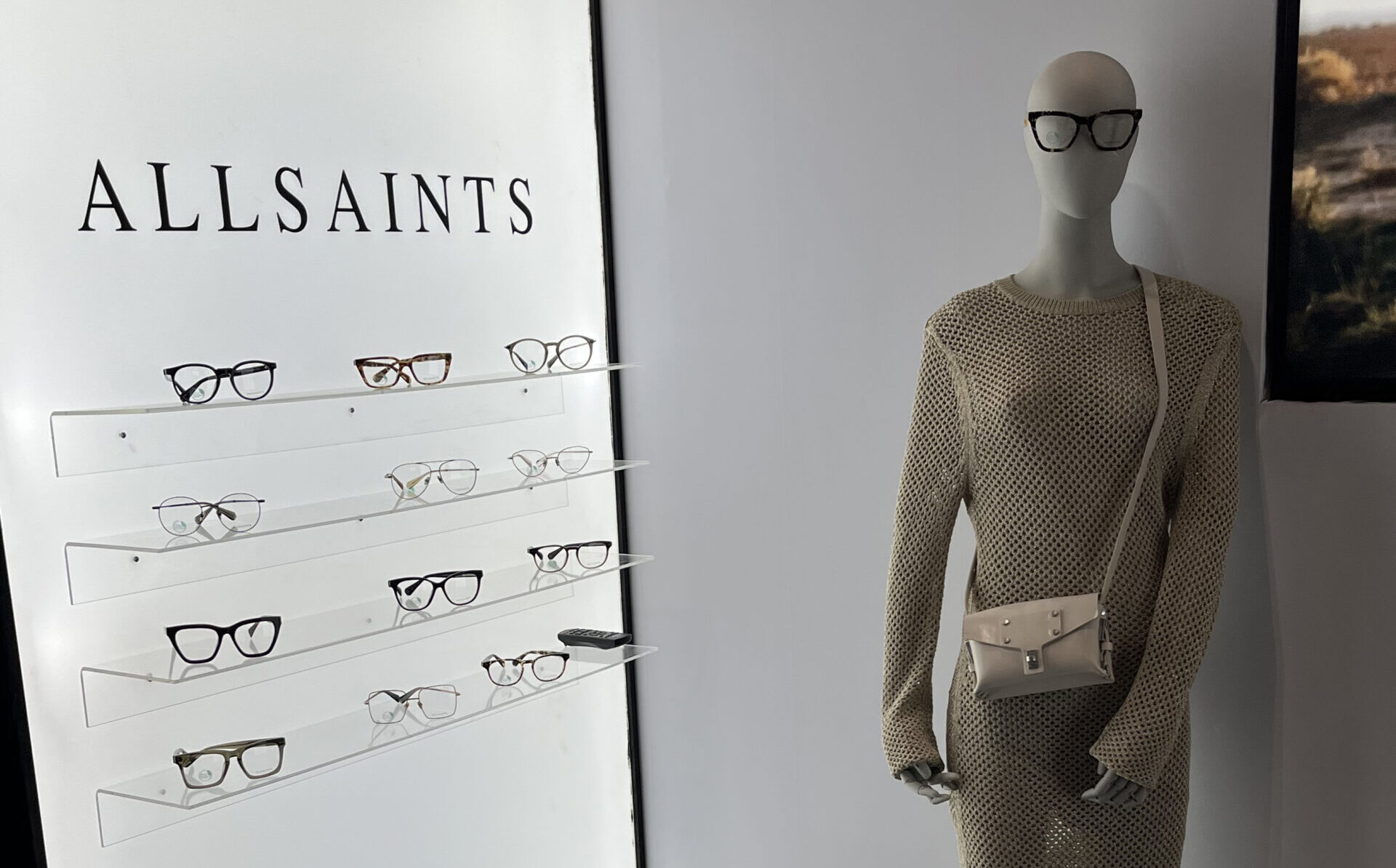 AllSaints stand at !00% optical